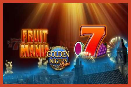 Slot poster: Fruit Mania Golden Nights no deposit