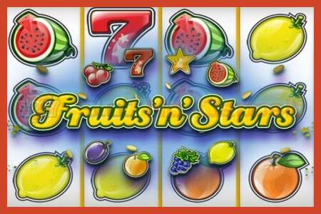 פוסטר חריץ: Fruits and Stars ללא פיקדון