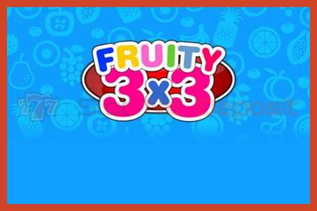 Slot poster: Fruity 3x3 fara depozit