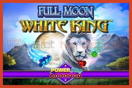 Slotu plakāts: Full Moon: White King PowerPlay Jackpot nav depozīta