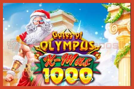 Slot poster: Gates of Olympus Xmas 1000 no deposit