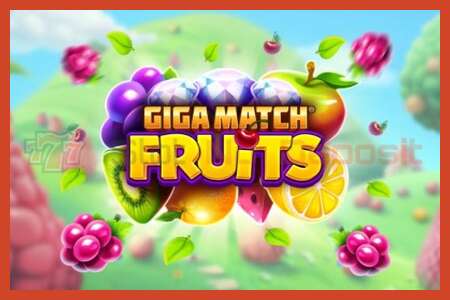 Slot plakat: Giga Match Fruits intet depositum