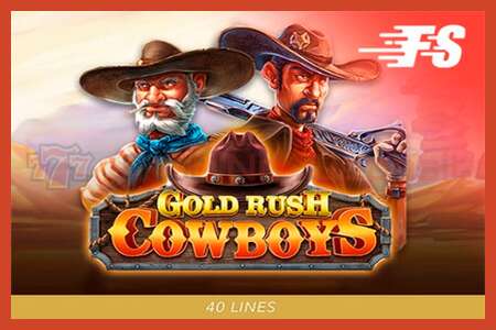 Slot poster: Gold Rush Cowboys no deposit