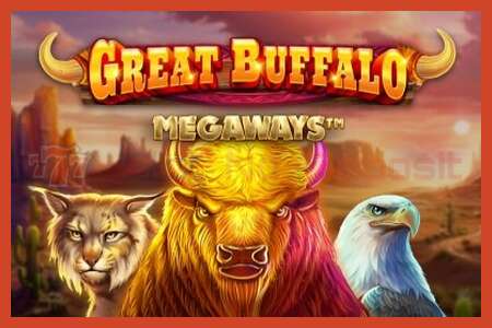 Áp phích khe cắm: Great Buffalo Megaways không có tiền đặt cọc