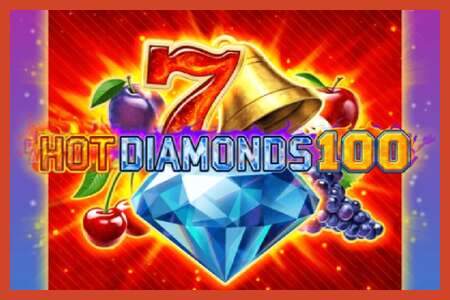 老虎机海报: Hot Diamonds 100 没有押金