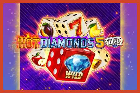 Slot-poster: Hot Diamonds 5 Dice geen aanbetaling