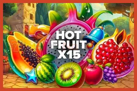 Áp phích khe cắm: Hot Fruit x15 không có tiền đặt cọc