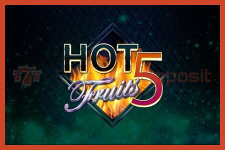 Slot poster: Hot Fruits 5 no deposit