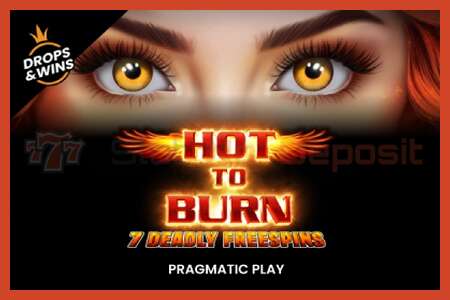 স্লট পোস্টার: Hot to Burn - 7 Deadly Free Spins কোন আমানত