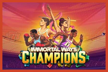 Slot poster: Immortal Ways Champions no deposit