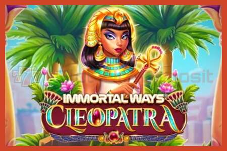 Slot poster: Immortal Ways Cleopatra no deposit