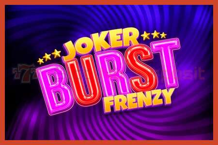 Slot-poster: Joker Burst Frenzy geen aanbetaling