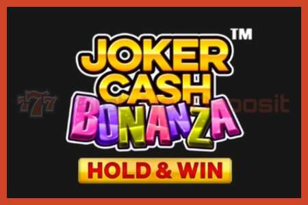 Слот постері: Joker Cash Bonanza - Hold & Win депозит жоқ