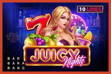 ໂປສເຕີສະລັອດຕິງ: Juicy Nights ບໍ່ມີເງິນຝາກ