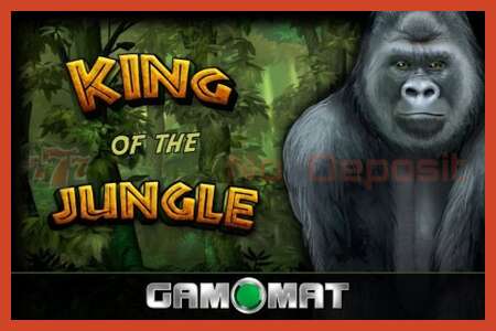 Slot plagát: King of the Jungle žiadny vklad