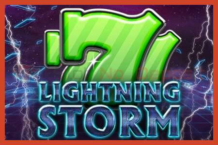 Slot poster: Lightning Storm no deposit