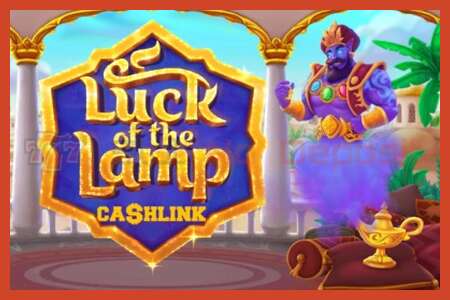 Slot poster: Luck of the Lamp Cashlink no deposit