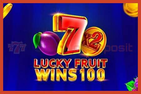 Slot plakati: Lucky Fruit Wins 100 depozit yoq