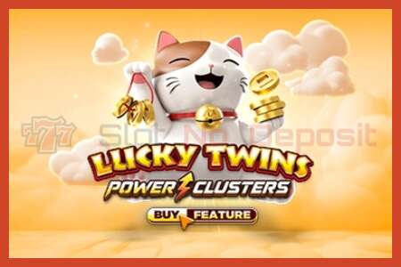 Slot posteri: Lucky Twins Power Clusters depozito yok