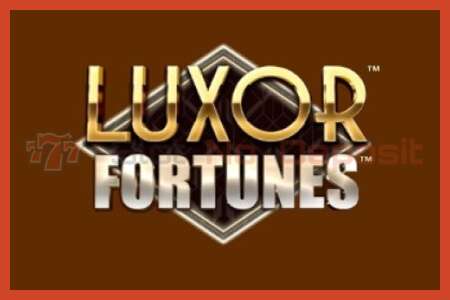 Slot poster: Luxor Fortunes no deposit