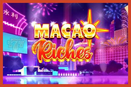 Cartel de tragamonedas: Macao Riches sen depósito