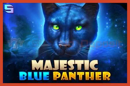 Αφίσα για κουλοχέρηδες: Majestic Blue Panther χωρίς κατάθεση