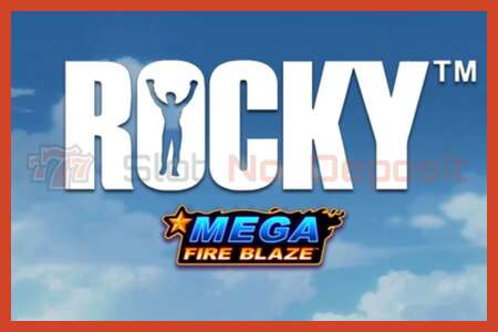 Slot poster: Mega Fire Blaze: Rocky no deposit