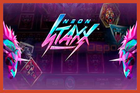 Slot-poster: Neon Staxx geen aanbetaling