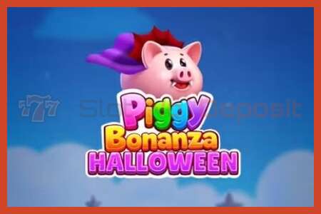 Slot poster: Piggy Bonanza Halloween no deposit