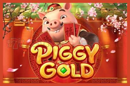 Cartel de tragamonedas: Piggy Gold sen depósito