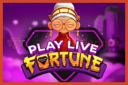 Plakat z automatem: Playlive Fortune bez depozytu