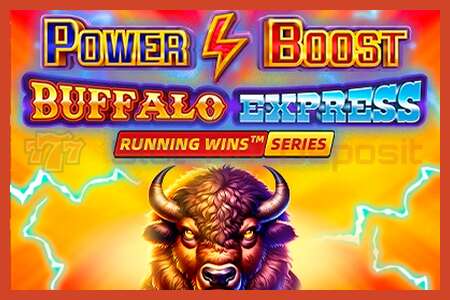 Slot plagát: Power Boost: Buffalo Express žiadny vklad