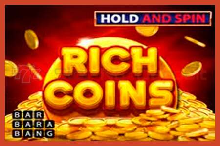 Spor plakat: Rich Coins Hold and Spin ingen innskudd