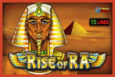 Slot poster: Rise of Ra no deposit