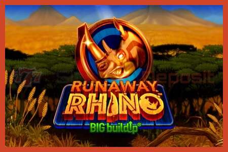 Slot poster: Runaway Rhino no deposit