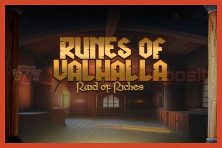 Слот постері: Runes of Valhalla депозит жоқ