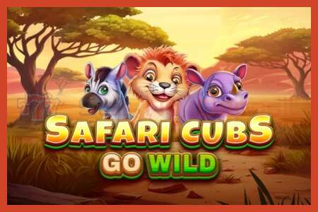 Slot affisch: Safari Cubs Go Wild ingen insättning