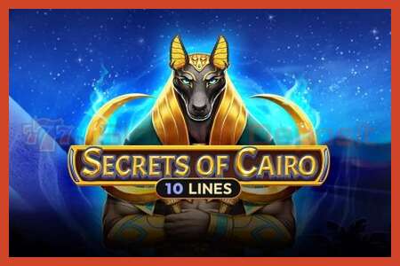 Slot poster: Secrets of Cairo no deposit