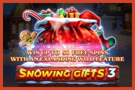 Slot-poster: Snowing Gifts 3 geen aanbetaling