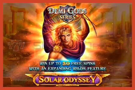 Slot-juliste: Solar Odyssey ei talletusta