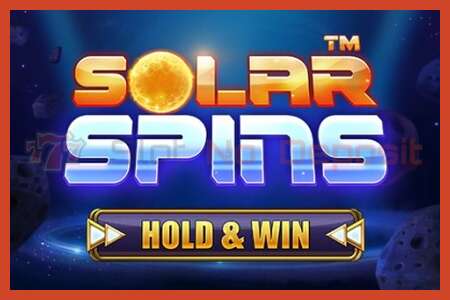 Slot poster: Solar Spins no deposit