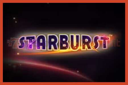 Slot poster: Starburst no deposit