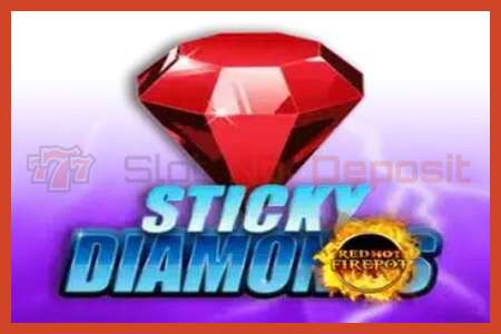 슬롯 포스터: Sticky Diamonds Red Hot Firepot 보증금 없음