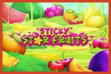 Plakat za utor: Sticky Star Fruits bez depozita