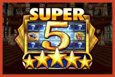 Slot poster: Super 5 Stars no deposit