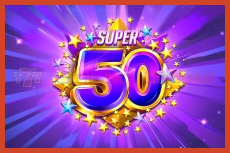 Slot plakat: Super 50 Stars intet depositum