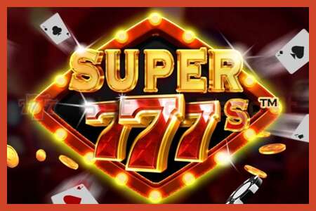 Slot poster: Super 777s no deposit