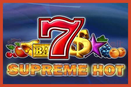 Slot poster: Supreme Hot no deposit