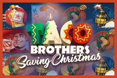 Постер слота: Taco Brothers Saving Christmas без депозита