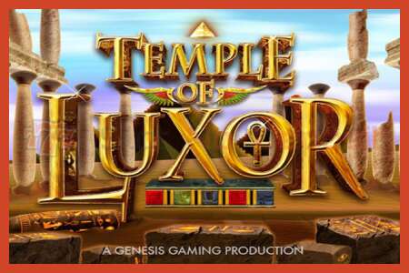 Slot poster: Temple of Luxor no deposit